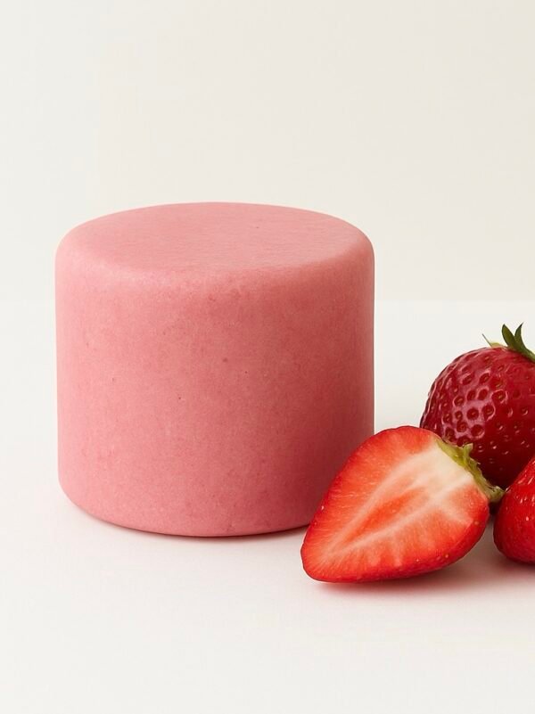 Champú frutilla y rosa Damasco