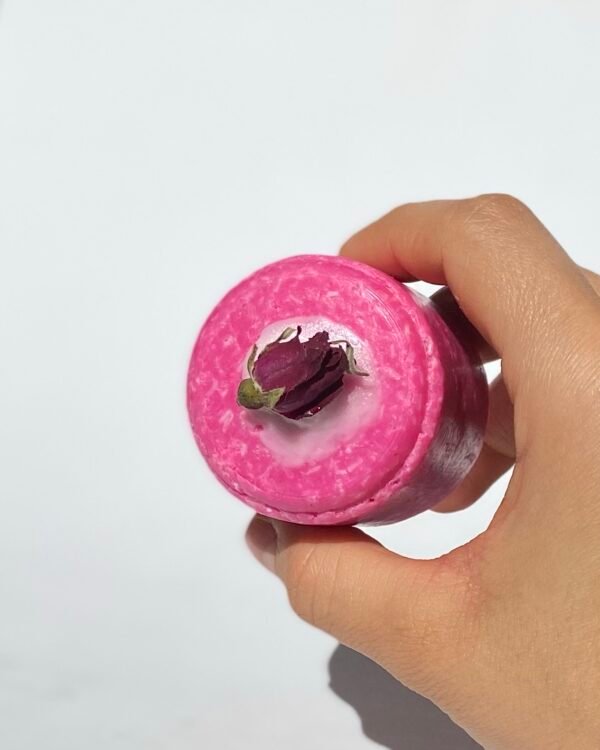 Champú frutilla y rosa Damasco